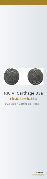 RIC VI Carthage 33a — CANOA