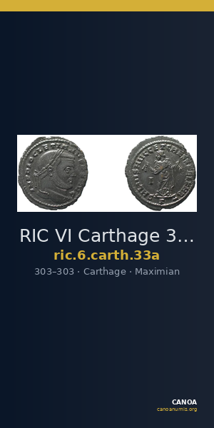 RIC VI Carthage 33a — CANOA