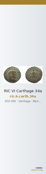 RIC VI Carthage 34a — CANOA