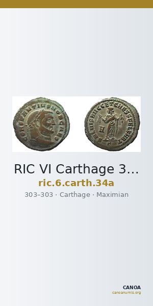 RIC VI Carthage 34a — CANOA