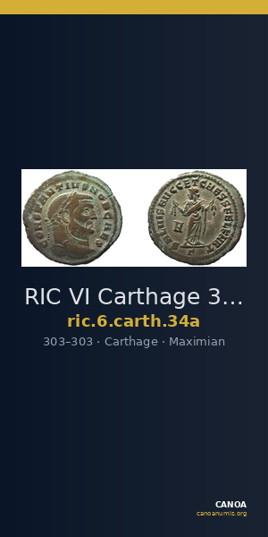 RIC VI Carthage 34a — CANOA