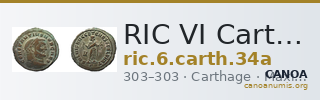 RIC VI Carthage 34a — CANOA