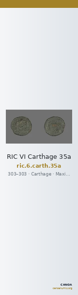 RIC VI Carthage 35a — CANOA
