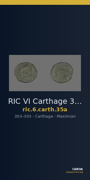 RIC VI Carthage 35a — CANOA