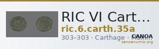 RIC VI Carthage 35a — CANOA