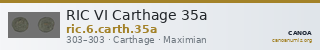 RIC VI Carthage 35a — CANOA