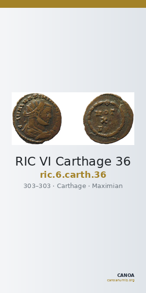 RIC VI Carthage 36 — CANOA