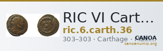 RIC VI Carthage 36 — CANOA
