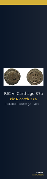 RIC VI Carthage 37a — CANOA