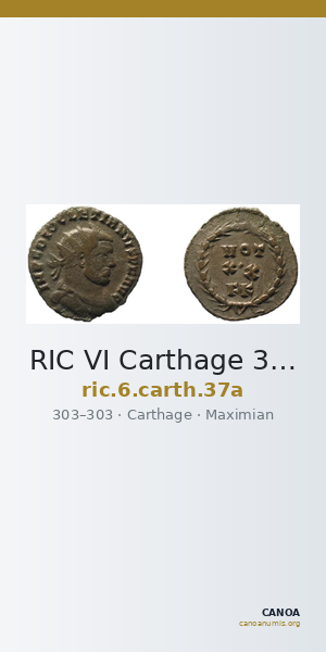 RIC VI Carthage 37a — CANOA