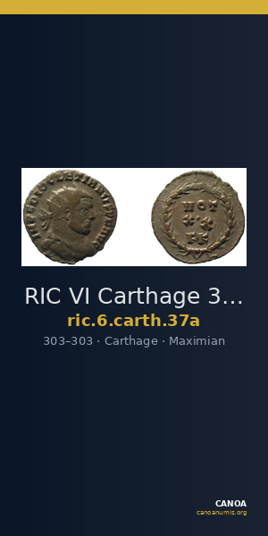 RIC VI Carthage 37a — CANOA