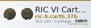 RIC VI Carthage 37b — CANOA