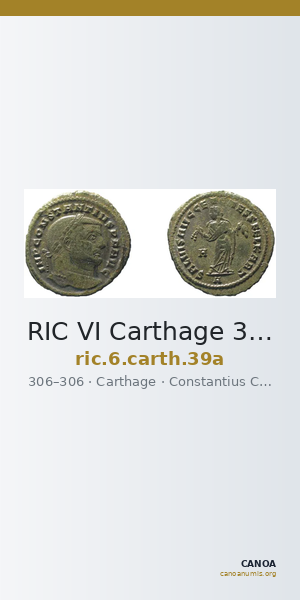 RIC VI Carthage 39a — CANOA