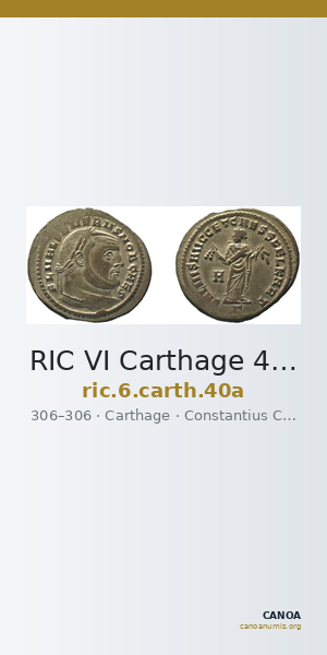 RIC VI Carthage 40a — CANOA