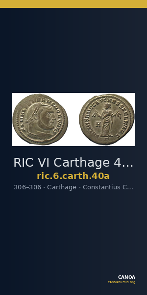 RIC VI Carthage 40a — CANOA