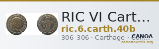 RIC VI Carthage 40b — CANOA