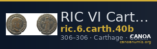 RIC VI Carthage 40b — CANOA