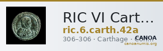 RIC VI Carthage 42a — CANOA