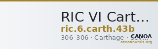 RIC VI Carthage 43b — CANOA