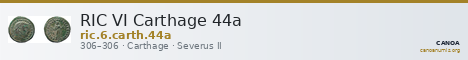 RIC VI Carthage 44a — CANOA