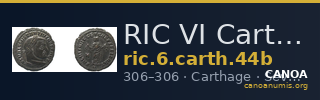 RIC VI Carthage 44b — CANOA