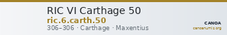RIC VI Carthage 50 — CANOA