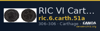RIC VI Carthage 51a — CANOA