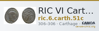 RIC VI Carthage 51c — CANOA