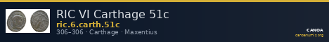 RIC VI Carthage 51c — CANOA
