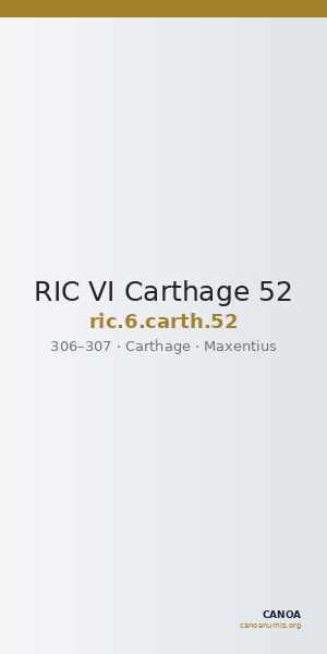 RIC VI Carthage 52 — CANOA