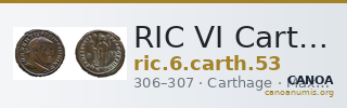 RIC VI Carthage 53 — CANOA