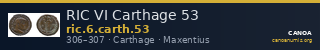 RIC VI Carthage 53 — CANOA