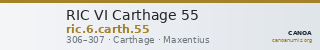 RIC VI Carthage 55 — CANOA