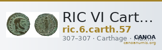 RIC VI Carthage 57 — CANOA