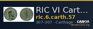 RIC VI Carthage 57 — CANOA