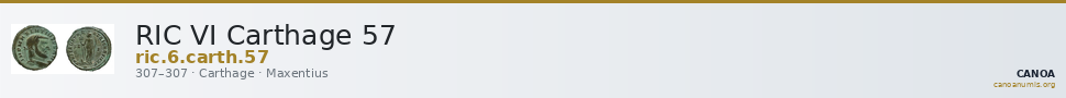 RIC VI Carthage 57 — CANOA