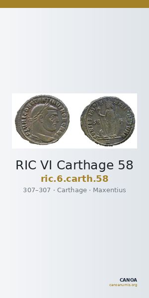 RIC VI Carthage 58 — CANOA