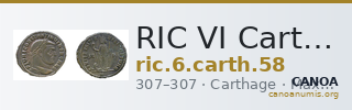 RIC VI Carthage 58 — CANOA