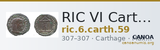 RIC VI Carthage 59 — CANOA