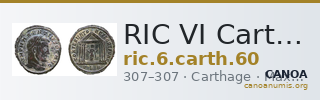 RIC VI Carthage 60 — CANOA