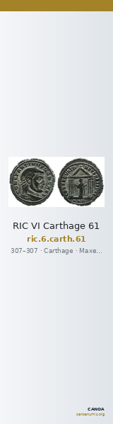 RIC VI Carthage 61 — CANOA