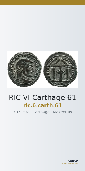 RIC VI Carthage 61 — CANOA
