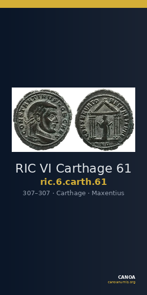 RIC VI Carthage 61 — CANOA