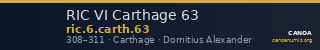 RIC VI Carthage 63 — CANOA