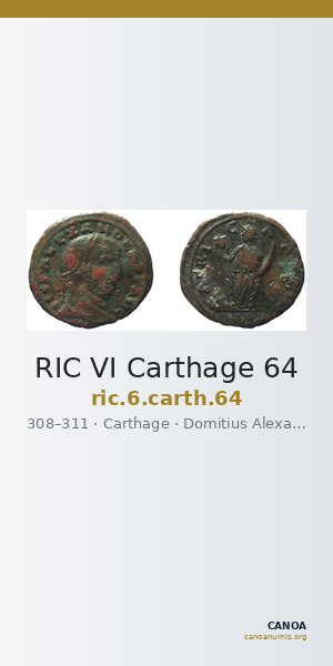 RIC VI Carthage 64 — CANOA