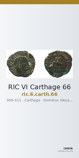 RIC VI Carthage 66 — CANOA