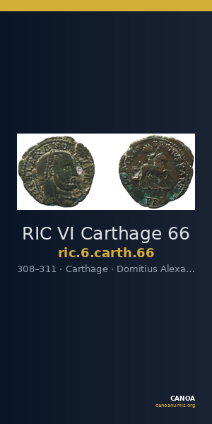 RIC VI Carthage 66 — CANOA