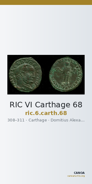 RIC VI Carthage 68 — CANOA