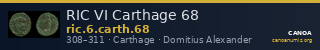 RIC VI Carthage 68 — CANOA