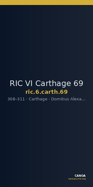 RIC VI Carthage 69 — CANOA